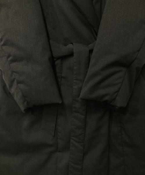 23区（ニジュウサンク）23区 (ニジュウサンク) リュクスダウン ガウンコート ブラック サイズ:SIZE 44の古着・服飾アイテム