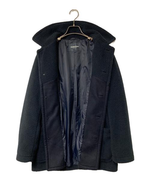 PAPAS PLUS（パパスプラス）PAPAS PLUS (パパスプラス) ポーラテックヘビーボアフリースハーフコート ネイビー サイズ:Sの古着・服飾アイテム