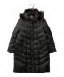 BALMAIN（バルマン）の古着「ラクーンファーフーデットダウンコート」｜ブラック