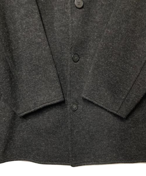 BURBERRY LONDON（バーバリーロンドン）BURBERRY LONDON (バーバリーロンドン) 裏チェックウールステンカラーコート グレー サイズ:4の古着・服飾アイテム