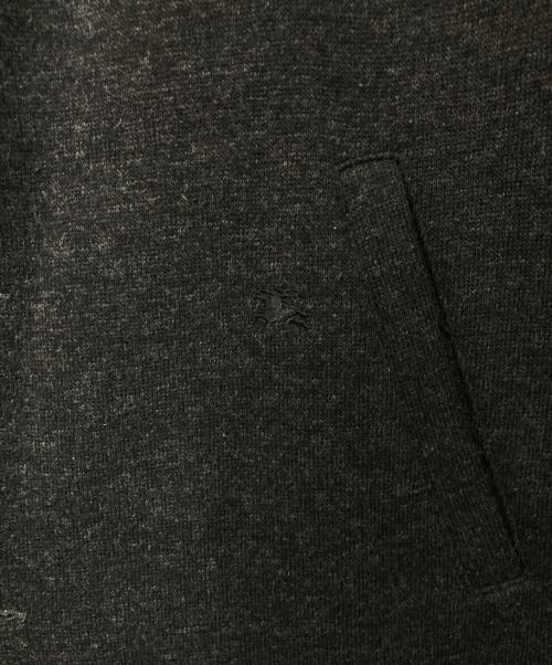 BURBERRY LONDON（バーバリーロンドン）BURBERRY LONDON (バーバリーロンドン) 裏チェックウールステンカラーコート グレー サイズ:4の古着・服飾アイテム