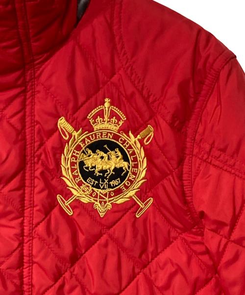 Ralph Lauren POLO SPORT（ラルフローレン ポロスポーツ）Ralph Lauren POLO SPORT (ラルフローレン ポロスポーツ) キルティングジャケット レッド サイズ:Mの古着・服飾アイテム