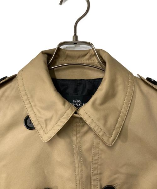 COACH（コーチ）COACH (コーチ) 裏シグネチャートレンチコート ベージュ サイズ:XSの古着・服飾アイテム