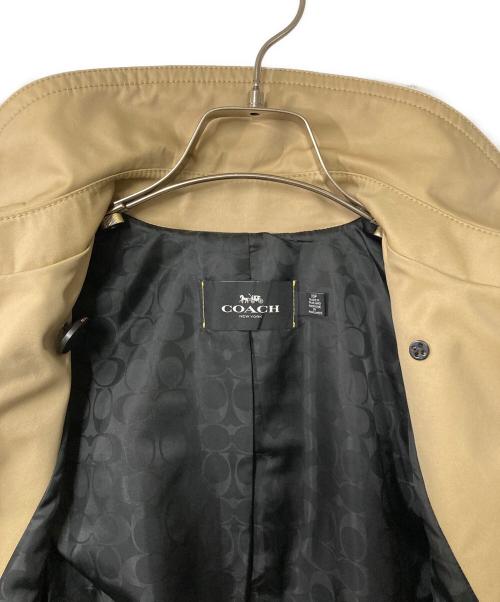 COACH（コーチ）COACH (コーチ) 裏シグネチャートレンチコート ベージュ サイズ:XSの古着・服飾アイテム