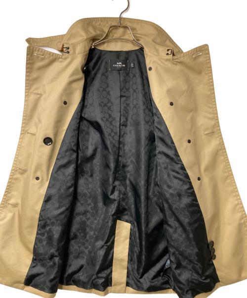 COACH（コーチ）COACH (コーチ) 裏シグネチャートレンチコート ベージュ サイズ:XSの古着・服飾アイテム