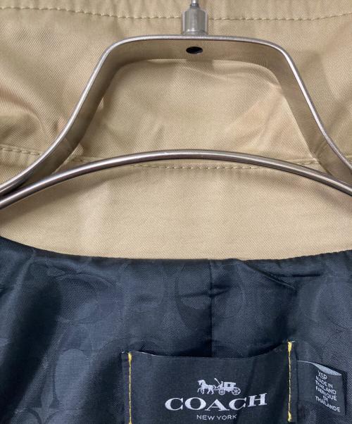 COACH（コーチ）COACH (コーチ) 裏シグネチャートレンチコート ベージュ サイズ:XSの古着・服飾アイテム