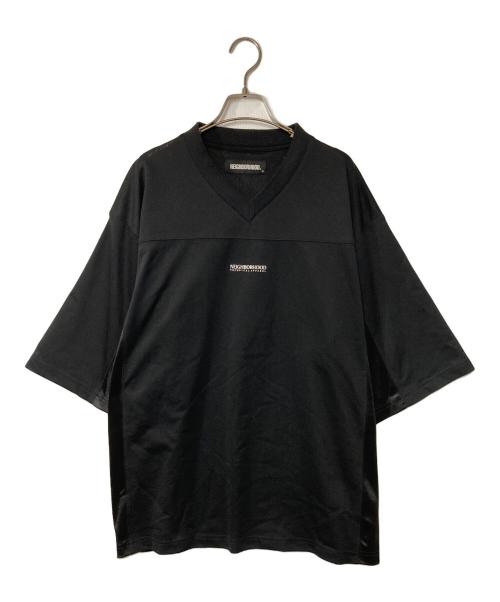 NEIGHBORHOOD（ネイバーフッド）NEIGHBORHOOD (ネイバーフッド) VネックTシャツ ブラック サイズ:Lの古着・服飾アイテム