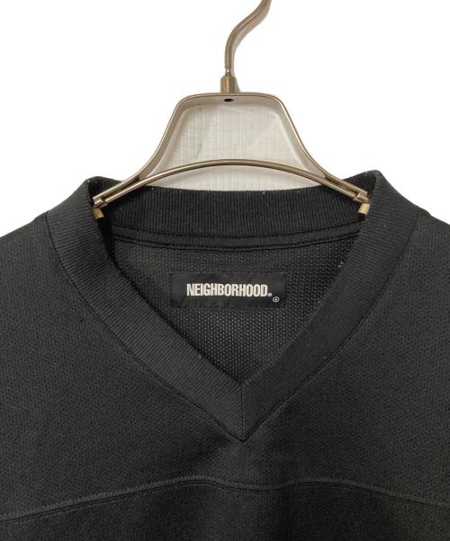 NEIGHBORHOOD（ネイバーフッド）NEIGHBORHOOD (ネイバーフッド) VネックTシャツ ブラック サイズ:Lの古着・服飾アイテム