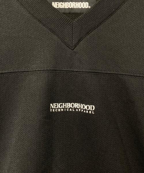 NEIGHBORHOOD（ネイバーフッド）NEIGHBORHOOD (ネイバーフッド) VネックTシャツ ブラック サイズ:Lの古着・服飾アイテム