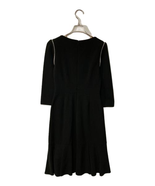 CELFORD（セルフォード）CELFORD (セルフォード) レース切替ワンピース ブラック サイズ:36の古着・服飾アイテム