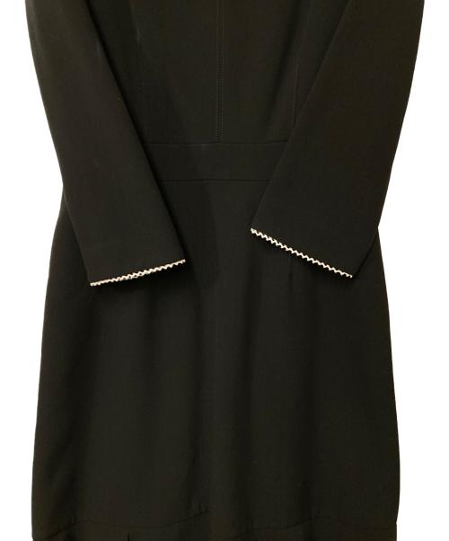 CELFORD（セルフォード）CELFORD (セルフォード) レース切替ワンピース ブラック サイズ:36の古着・服飾アイテム