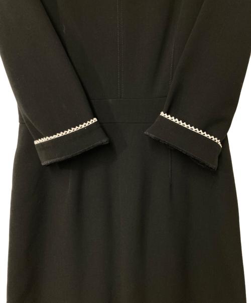 CELFORD（セルフォード）CELFORD (セルフォード) レース切替ワンピース ブラック サイズ:36の古着・服飾アイテム