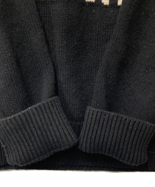 DOLCE & GABBANA（ドルチェ＆ガッバーナ）DOLCE & GABBANA (ドルチェ＆ガッバーナ) Amor Est Essentia Vintage グラフィックニット ブラック サイズ:44の古着・服飾アイテム