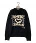 DOLCE & GABBANA（ドルチェ＆ガッバーナ）の古着「Amor Est Essentia Vintage グラフィックニット」｜ブラック