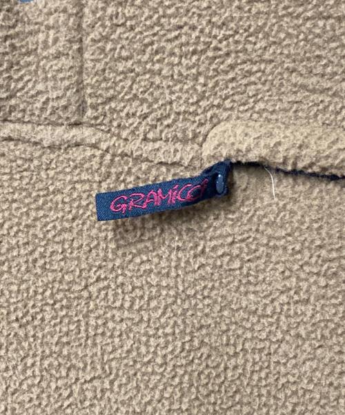 GRAMICCI（グラミチ）GRAMICCI (グラミチ) プルオーバーフリースジャケット ブラウン サイズ:Mの古着・服飾アイテム