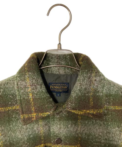 PENDLETON（ペンドルトン）PENDLETON (ペンドルトン) BEAMS (ビームス) 別注 CPO JACKET グリーン サイズ:Sの古着・服飾アイテム