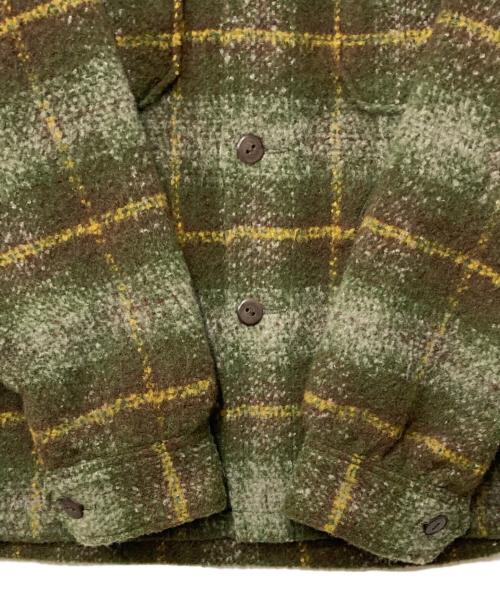 PENDLETON（ペンドルトン）PENDLETON (ペンドルトン) BEAMS (ビームス) 別注 CPO JACKET グリーン サイズ:Sの古着・服飾アイテム