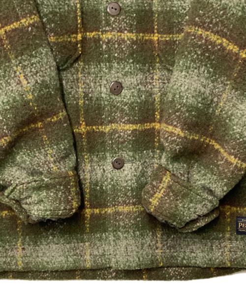PENDLETON（ペンドルトン）PENDLETON (ペンドルトン) BEAMS (ビームス) 別注 CPO JACKET グリーン サイズ:Sの古着・服飾アイテム