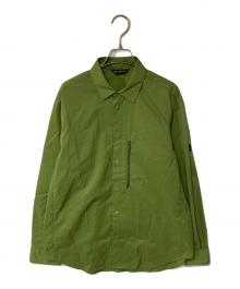 DESCENTE ALLTERRAIN（デザイント オルテライン）の古着「allterrain81 ナイロンシャツ」｜グリーン