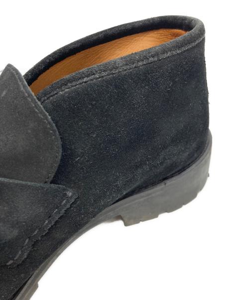 GUCCI（グッチ）GUCCI (グッチ) スエードホースビットチャッカブーツ ブラック サイズ:8の古着・服飾アイテム