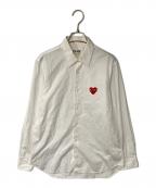 PLAY COMME des GARCONSプレイコムデギャルソン）の古着「長袖シャツ」｜ホワイト