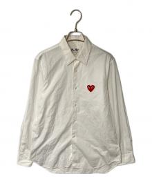 PLAY COMME des GARCONS（プレイコムデギャルソン）の古着「長袖シャツ」｜ホワイト