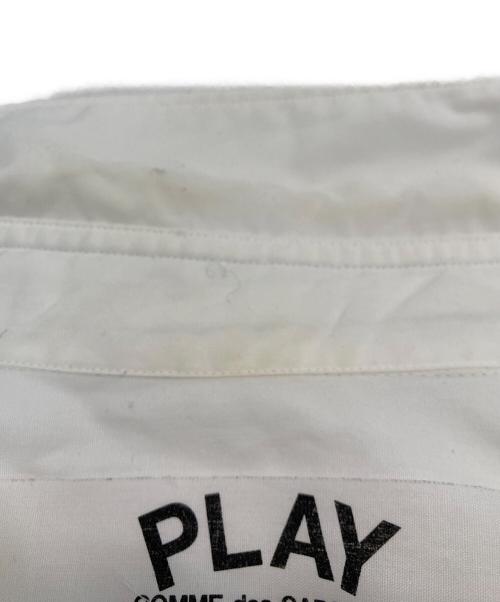PLAY COMME des GARCONS（プレイコムデギャルソン）PLAY COMME des GARCONS (プレイコムデギャルソン) 長袖シャツ ホワイト サイズ:Sの古着・服飾アイテム