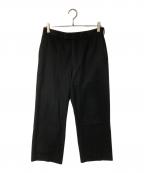 MARKAWAREマーカウェア）の古着「WIDE STRAIGHT TROUSERS ORGANIC COTTON GABARDINE」｜ブラック