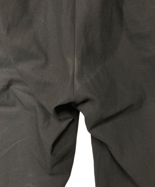 MARKAWARE（マーカウェア）MARKAWARE (マーカウェア) WIDE STRAIGHT TROUSERS ORGANIC COTTON GABARDINE ブラック サイズ:3の古着・服飾アイテム