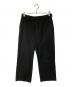 MARKAWARE（マーカウェア）の古着「WIDE STRAIGHT TROUSERS ORGANIC COTTON GABARDINE」｜ブラック
