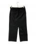 MARKAWARE (マーカウェア) WIDE STRAIGHT TROUSERS ORGANIC COTTON GABARDINE ブラック サイズ:3：8000円