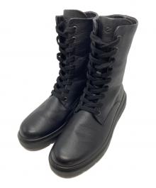 ECCO（エコー）の古着「Nouvelle レザーレースアップブーツ」｜ブラック