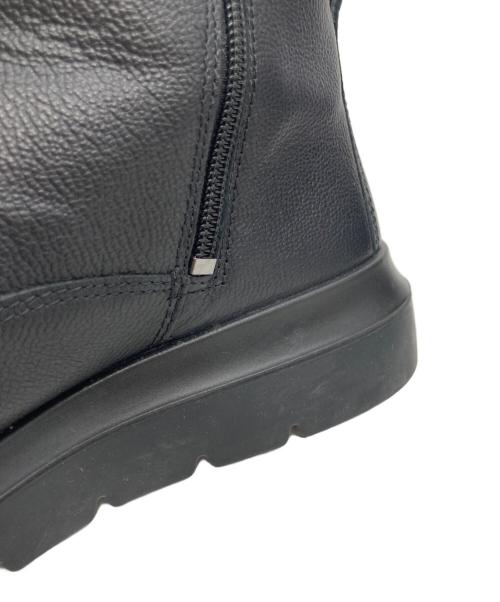 ECCO（エコー）ECCO (エコー) Nouvelle レザーレースアップブーツ ブラック サイズ:39の古着・服飾アイテム