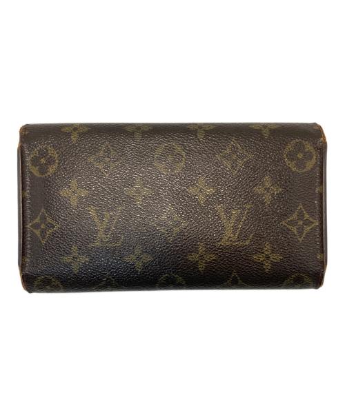 LOUIS VUITTON（ルイ ヴィトン）LOUIS VUITTON (ルイ ヴィトン) ポルトトレゾール 3つ折り財布 ブラウンの古着・服飾アイテム
