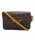 LOUIS VUITTON（ルイ ヴィトン）の古着「サンジェルマン モノグラム ショルダーバッグ」｜ブラウン