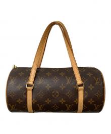 LOUIS VUITTON（ルイ ヴィトン）の古着「パピヨン26 モノグラム ボストンバッグ」｜ブラウン