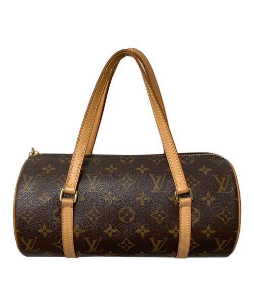 LOUIS VUITTON（ルイ ヴィトン）LOUIS VUITTON (ルイ ヴィトン) パピヨン26 モノグラム ボストンバッグ ブラウンの古着・服飾アイテム