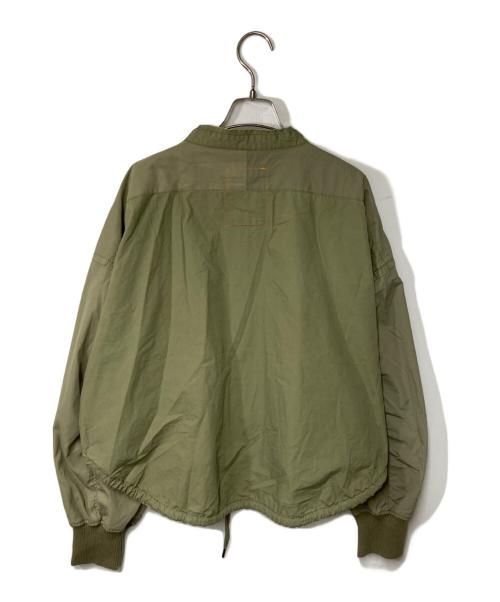 etsinta（エシンタ）etsinta (エシンタ) リメイクZIPシャツジャケット カーキ サイズ:Free 未使用品の古着・服飾アイテム