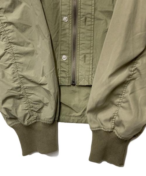 etsinta（エシンタ）etsinta (エシンタ) リメイクZIPシャツジャケット カーキ サイズ:Free 未使用品の古着・服飾アイテム