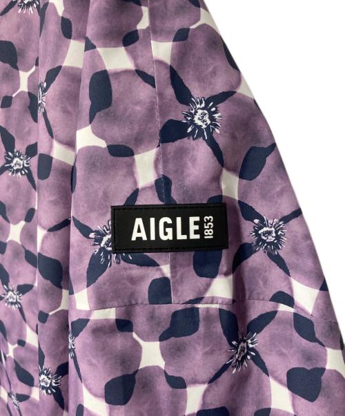 AIGLE（エーグル）AIGLE (エーグル) 防水 軽量 パッカブルポンチョ パープル サイズ:L 未使用品の古着・服飾アイテム