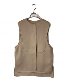 machatt（マチャット）の古着「リバーウールベスト」｜ベージュ