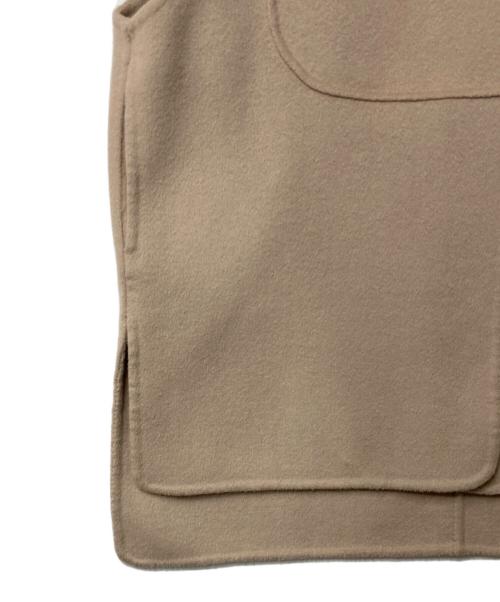 machatt（マチャット）machatt (マチャット) リバーウールベスト ベージュ サイズ:Freeの古着・服飾アイテム