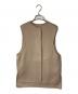 machatt（マチャット）の古着「リバーウールベスト」｜ベージュ