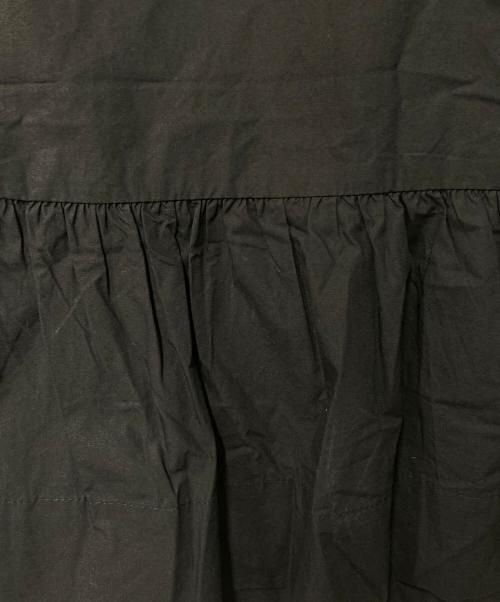 GANNI（ガニー）Ganni (ガニー) Cotton Poplin Peplum Blouse ブラック サイズ:36の古着・服飾アイテム