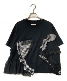 TORI-TO×BEAMS BOY（トリト×ビームスボーイ）の古着「コラージュ Tシャツ」｜ブラック