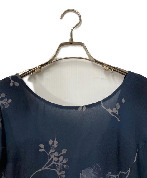 MaxMara（マックスマーラ）MaxMara (マックスマーラ) 半袖ワンピース ネイビー サイズ:38の古着・服飾アイテム