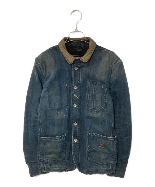 DIESEL（ディーゼル）DIESEL (ディーゼル) デニムジャケット インディゴ サイズ:Sの古着・服飾アイテム