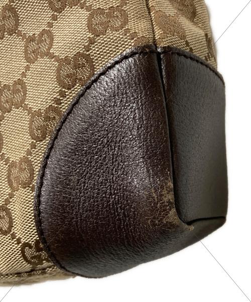 GUCCI（グッチ）GUCCI (グッチ) GGキャンバス ショルダーバッグ ブラウンの古着・服飾アイテム