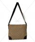 GUCCI (グッチ) GGキャンバス ショルダーバッグ ブラウン：20000円