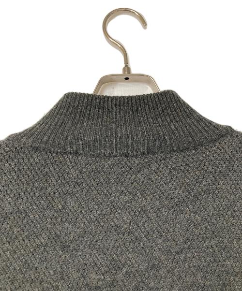 Salvatore Ferragamo（サルヴァトーレ フェラガモ）Salvatore Ferragamo (サルヴァトーレ フェラガモ) ウールカシミヤ ドライバーズニット グレー サイズ:XLの古着・服飾アイテム